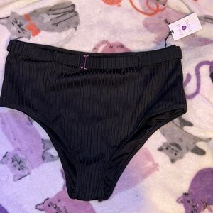 High waisted bikini bottoms